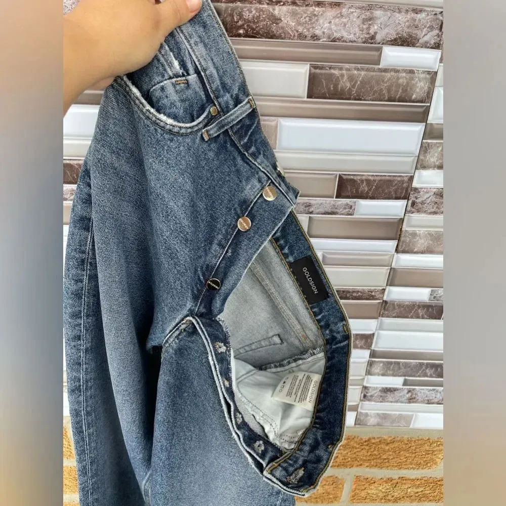 Goldsign Skinny High Rise Jeans size 26 Blue - Image 7