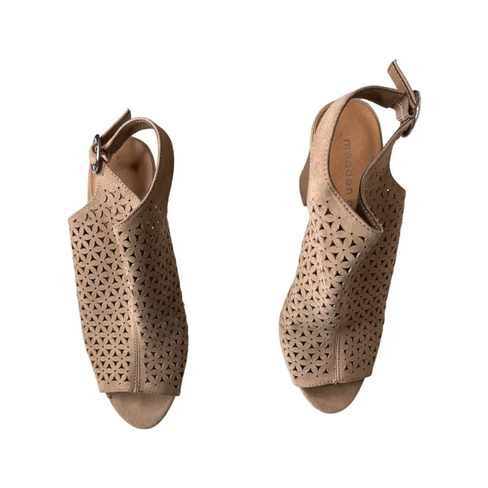 Steve Madden Bloom Taupe Strappy Heels - Image 3