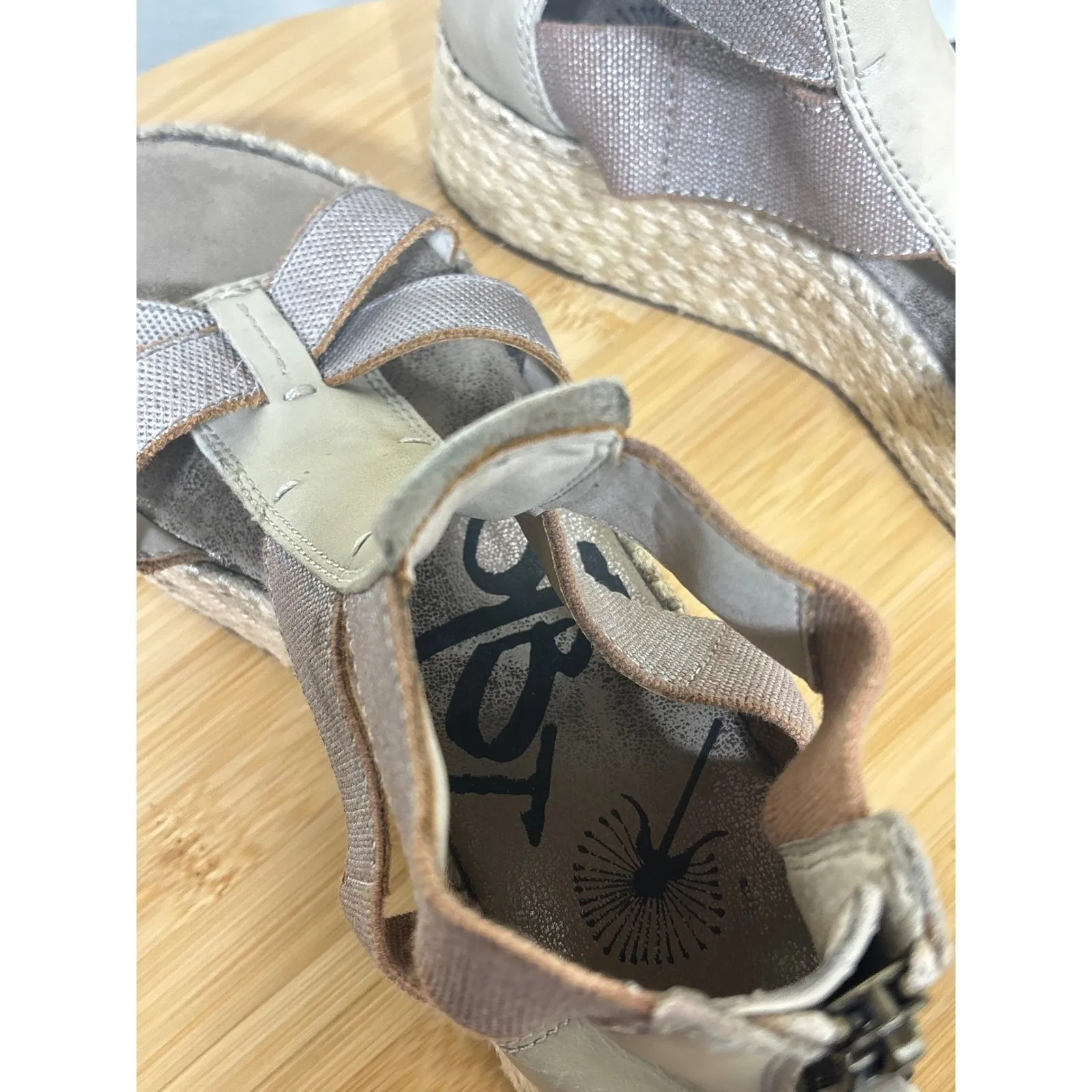 OTBT Cannonball 7 Platform Wedge Sandals‎ Espadrille Ankle Strap Comfort Shoes - Image 12