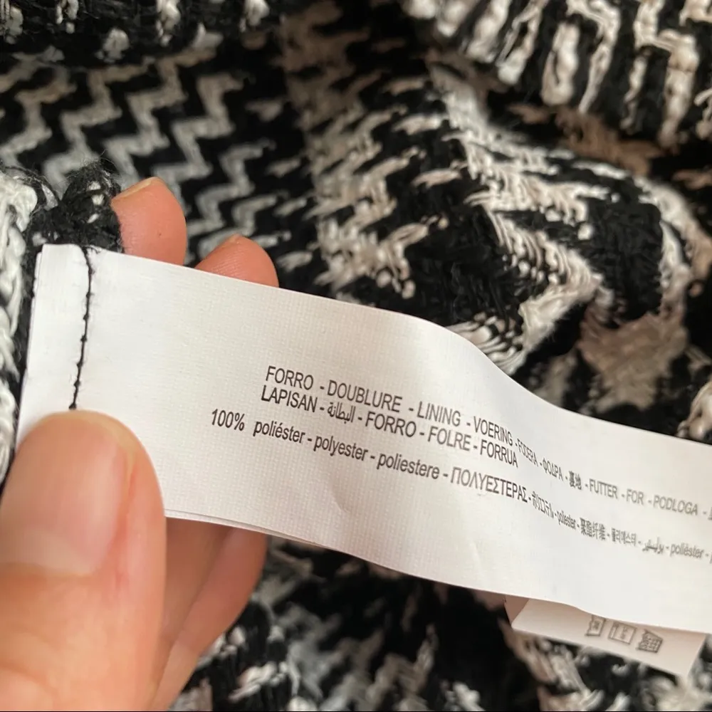 Zara tweed pinafore mini dress NEW - Image 11