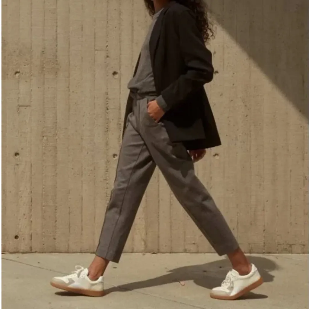 Everlane The Dream Pant in Heather Charcoal Gray Large - Image 4