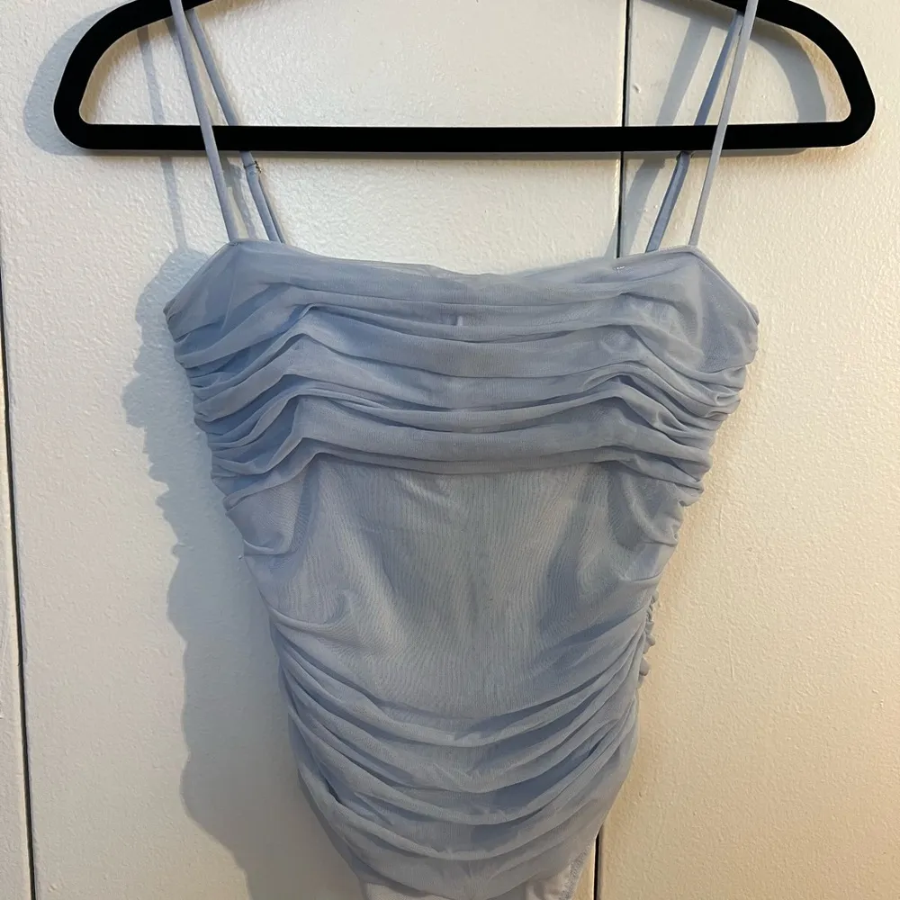 Aritzia Babaton Luxor Bodysuit Light Blue - Image 2