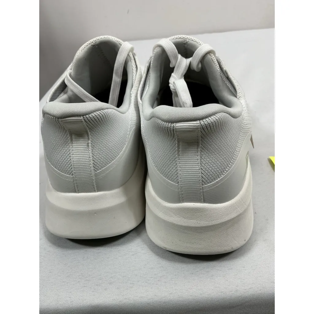 Men’s NWT BNQ Wide Lace Up Sneakers Us 11 White Mesh - Image 4