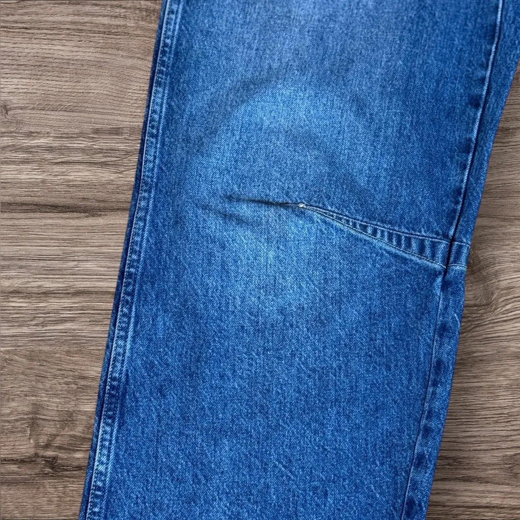 AMO Sandra Baggy Jeans – Emotion 100% Cotton Size 24 Blue - Image 6