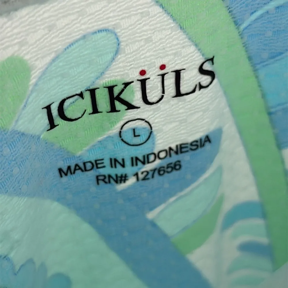 Icikuls Women’s Serena Long Sleeve Golf Sun Protection Polo Top Size Large Blue - Image 6