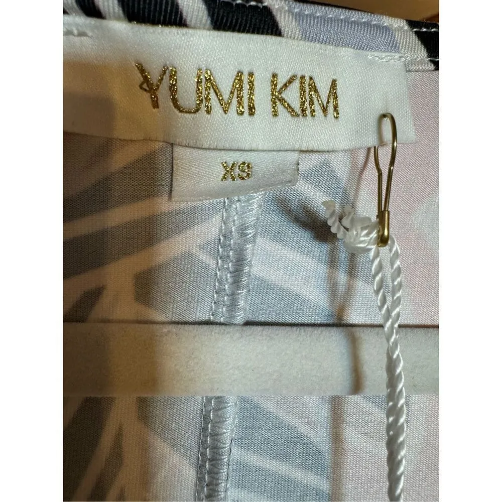 NEW Yumi Kim One & Only pattern Maxi Dress Sz XS in Pink Retro Bloom - Image 4