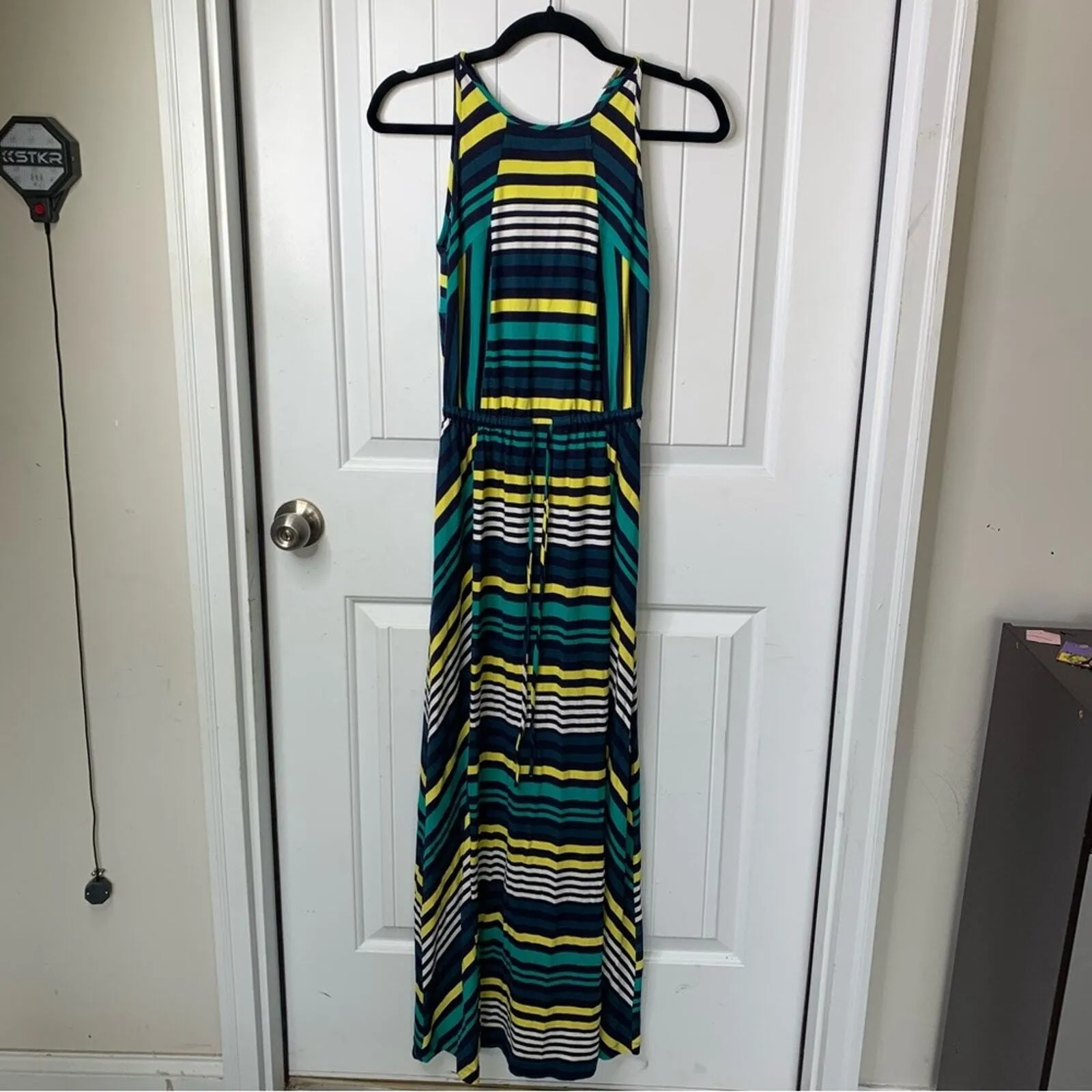 Shoshanna striped sleeveless summer maxi dress size XS vacation anthropologie‎ - Image 2