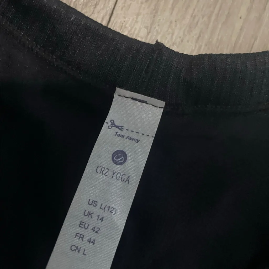 CRZ YOGA Black Short Sleeve Tee - Image 2