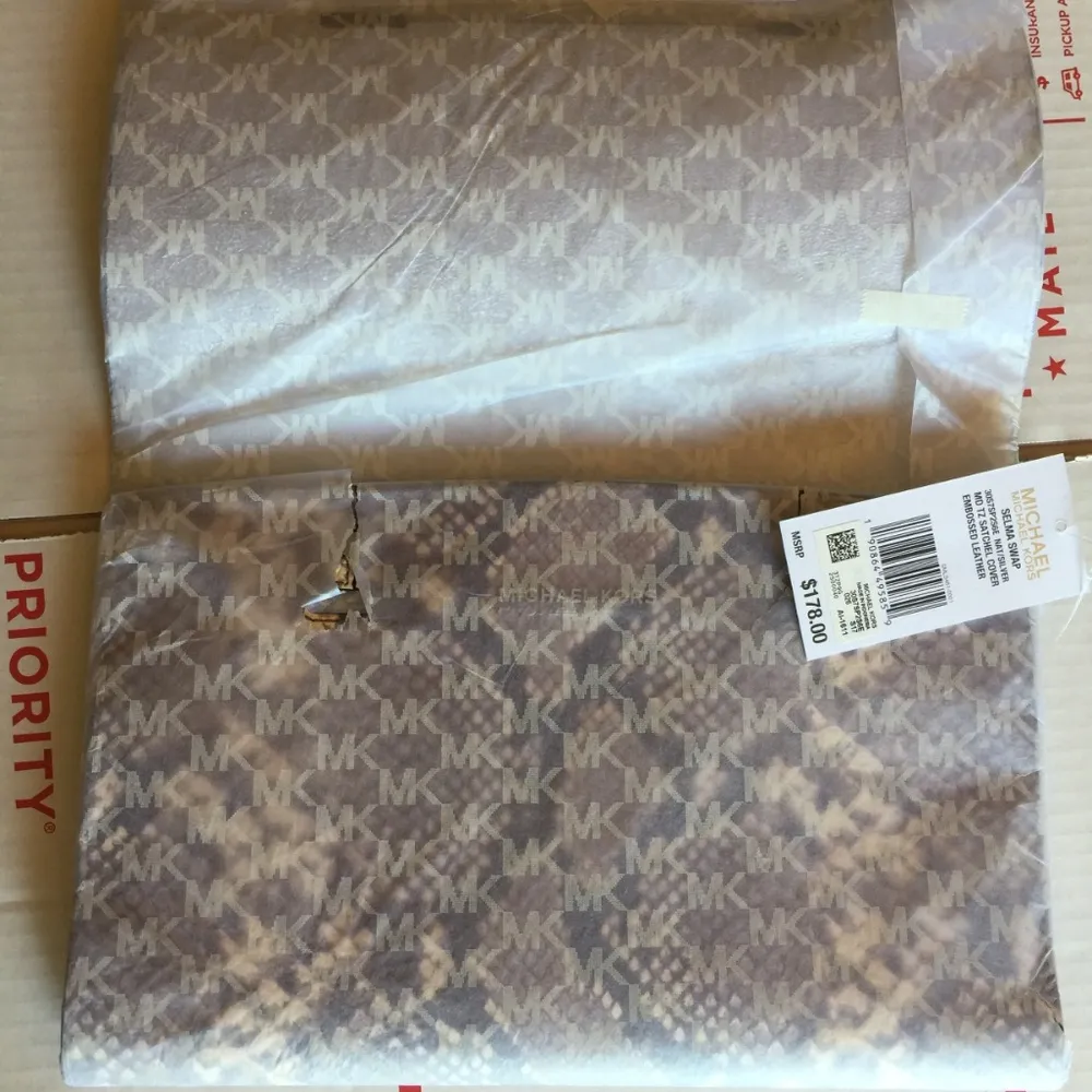 Michael Kors SELMA MEDIUM BAG COVER SWAP python print snake embossed leather - Image 3