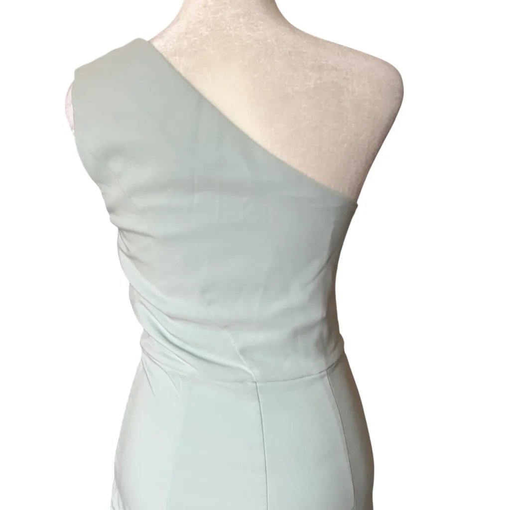 Michael COSTELLO x REVOLVE Ava Mini Dress One Shoulder Ice Blue Sz S - Image 7