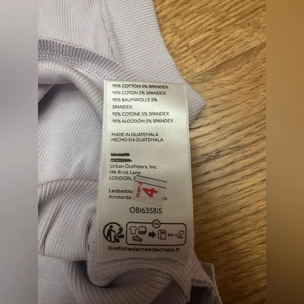 We The Free People NWOT Kate Tank light purple XL 15" ptp - Image 4