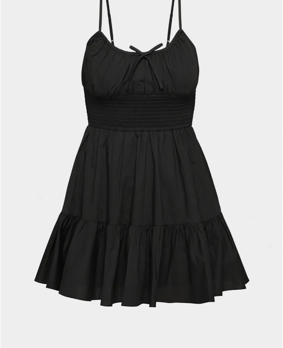 Aritzia- Sunday Best The Notebook Poplin Black Dress - Image 2
