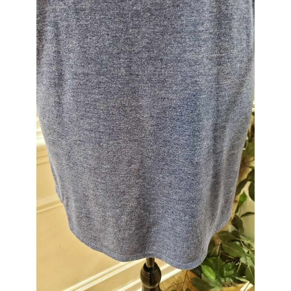 Magellan Women's Blue & White Polyester Scoop Neck Sleeveless Top Blouse Size XL - Image 6