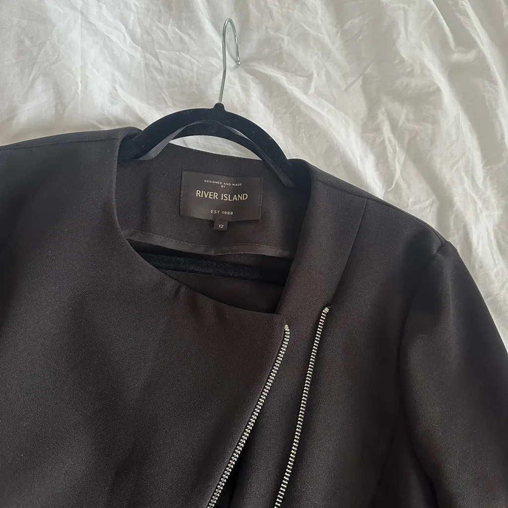 ASOS River Island side zip up blazer jacket - Image 6