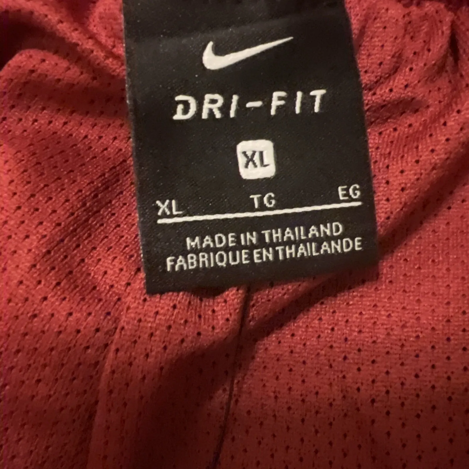 NIKE Women's DRY Football / Track Pants NWT Team Crimson / White SIZE XL - Image 5