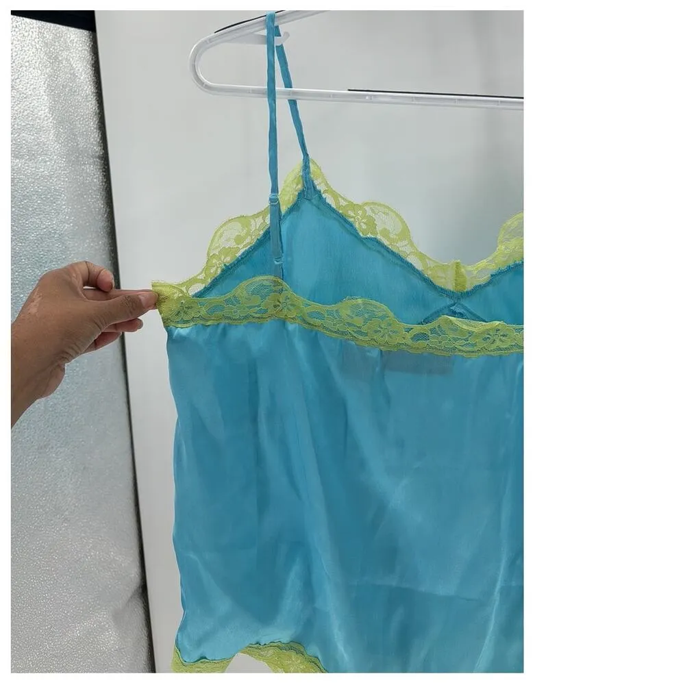 Vintage cami adjustable straps Y2K feminine 90s no doubt festival date night Size XL - Image 5