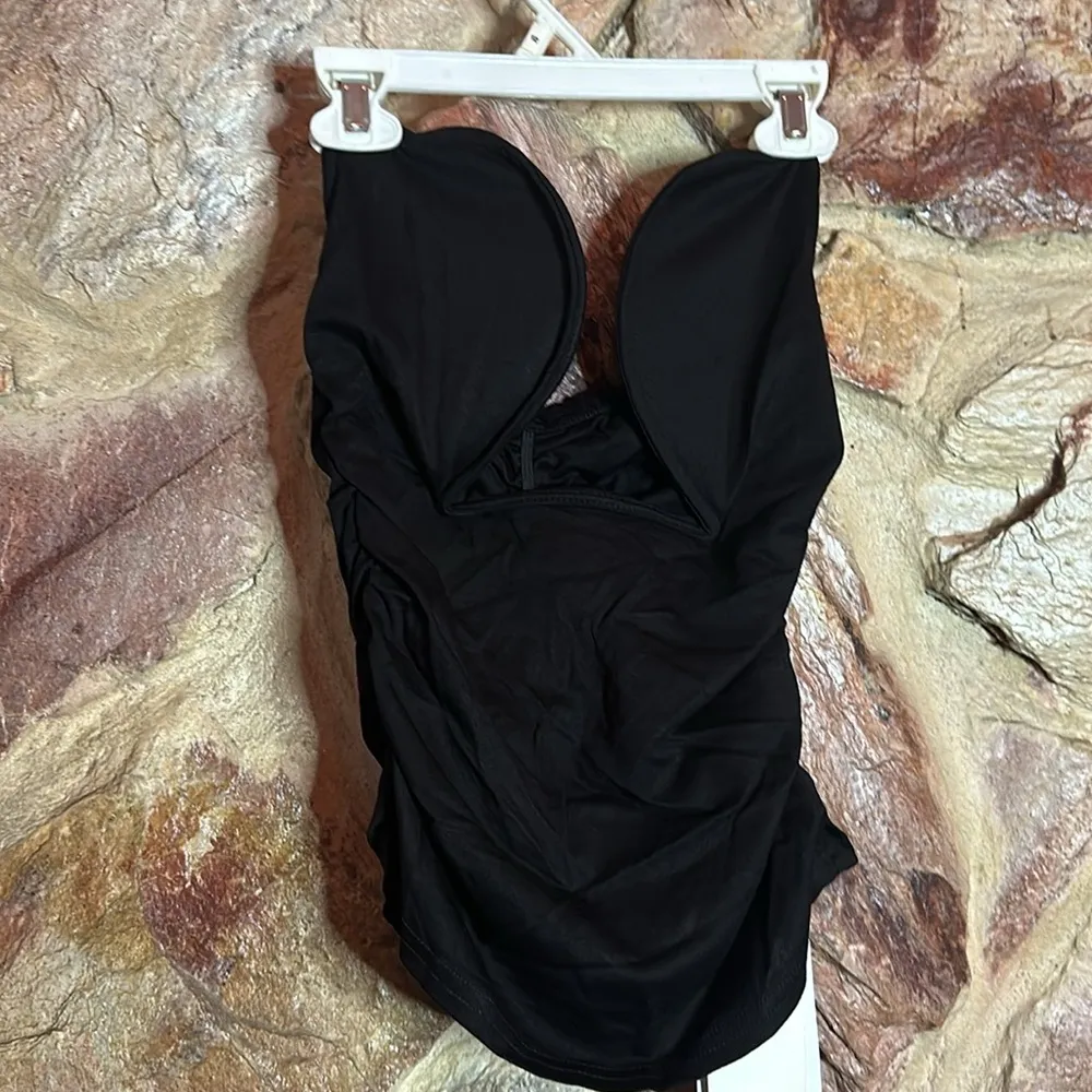 Commense Strapless Wire Bustier Tube Top size XS Black - Image 3