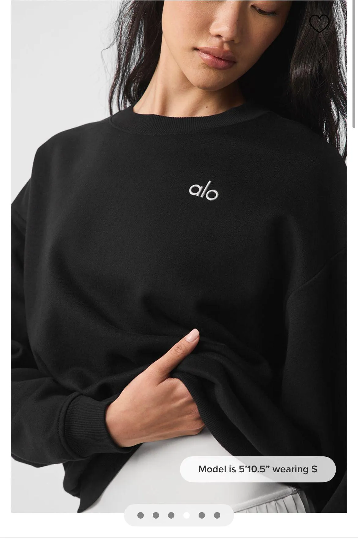 Black Sweatshirt Pullover - Image 4