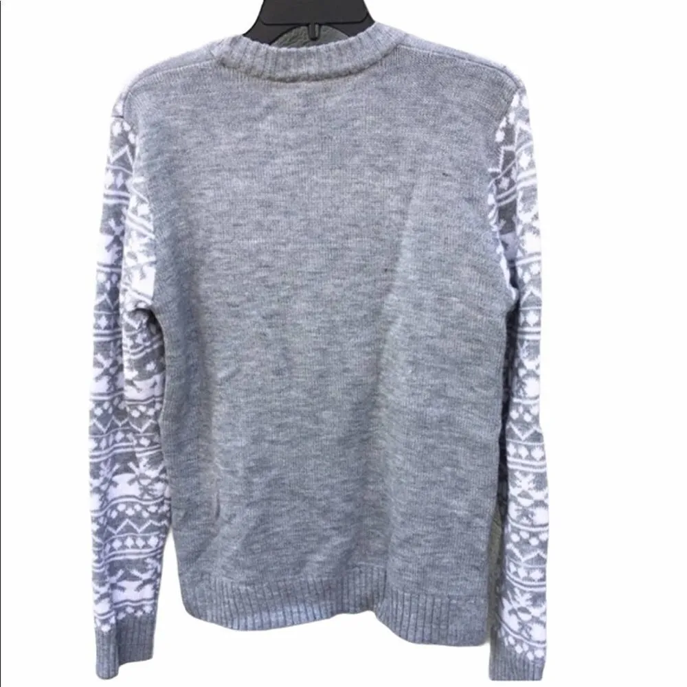 Christmas Teddy Reindeer Sweater Size S/M Red Size M - Image 4