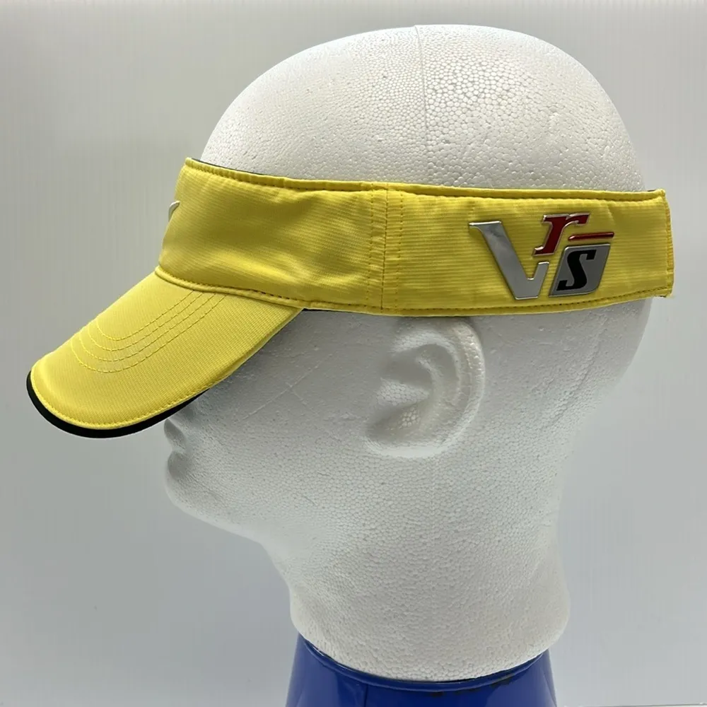 Nike Golf VRS 20XI Swoosh Logo Embroidered Adjustable Athletic Visor Yellow Hat - Image 2
