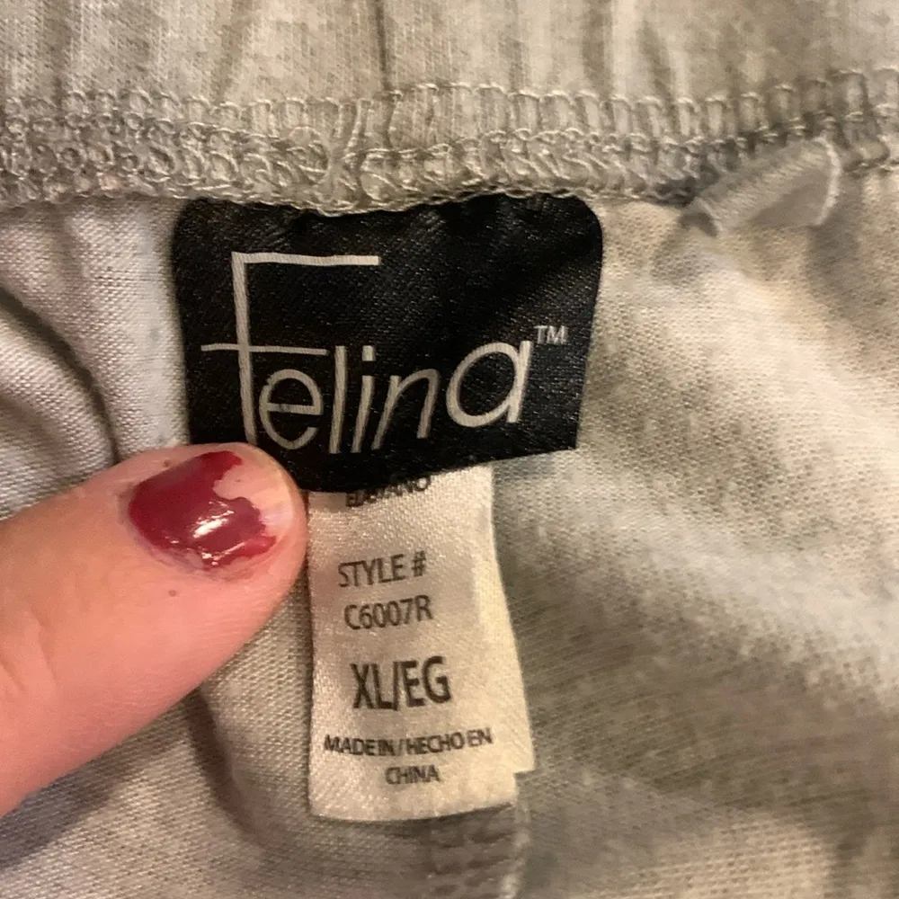 Felina grey pink stars comfy loungewear sleepwear pajama shorts - Image 5