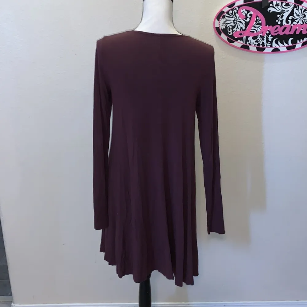 Old Navy  brown stretchy long sleeve dress - Image 4