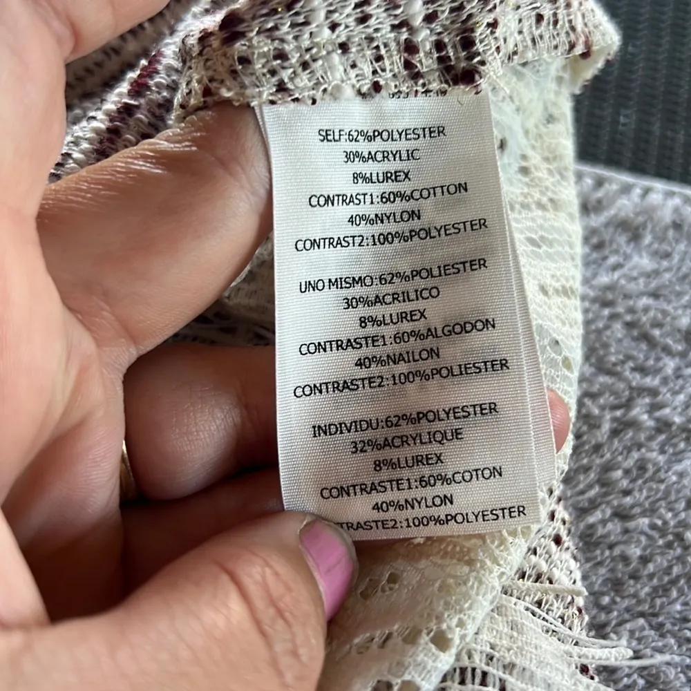 A’Reve Open Lace Back Sweater - Image 8