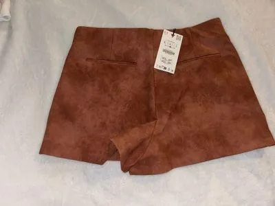 ZARA Mini Leather Skirt - Image 4