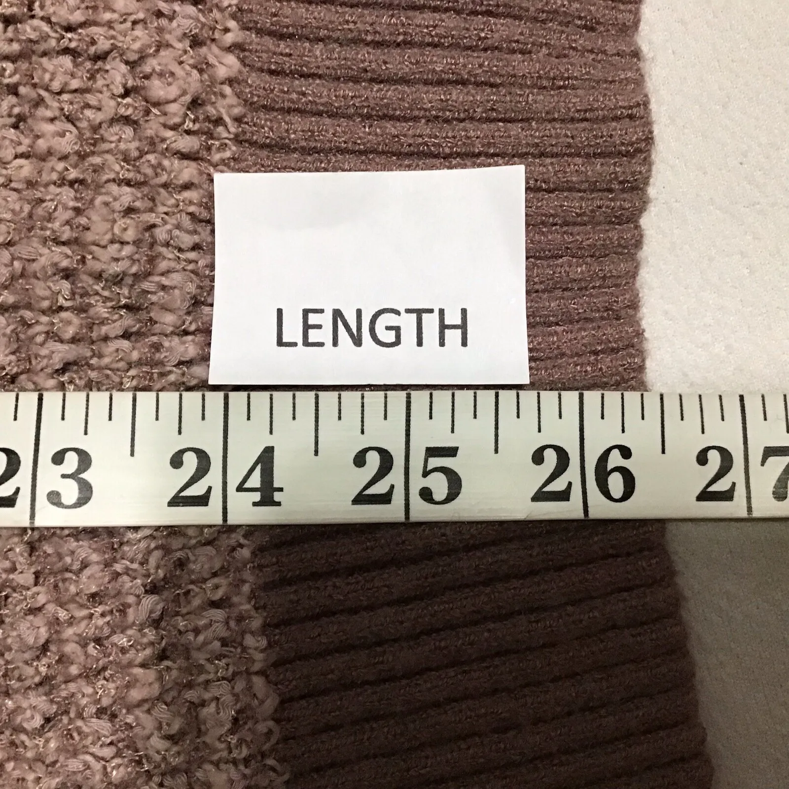 Free People By Your Side Mauve Sweater Long Sleeve Cowl Neck Do A Little Tuck Sm - Image 5