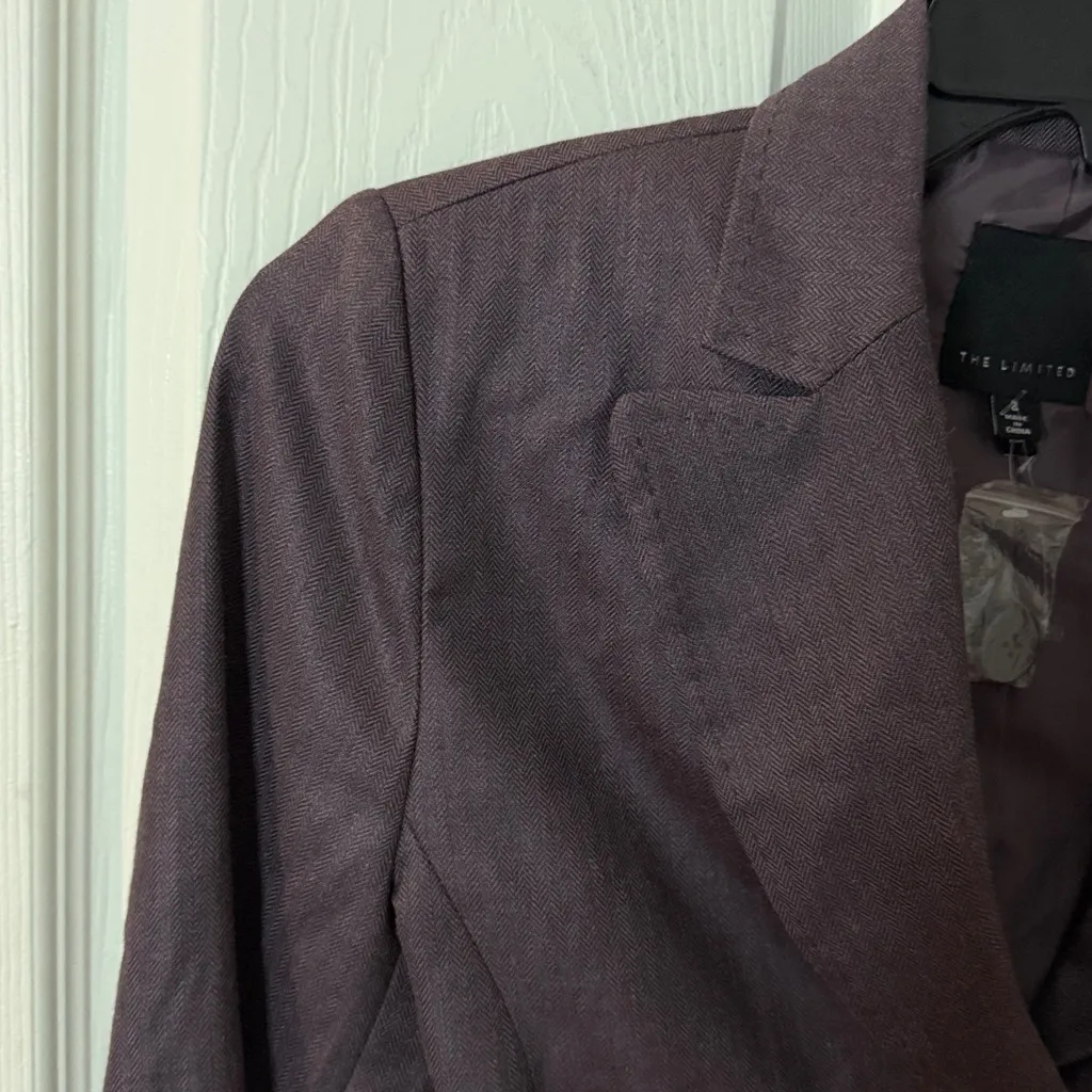 The Limited Deep Purple Women's Blazer size 6 brand new - Image 3
