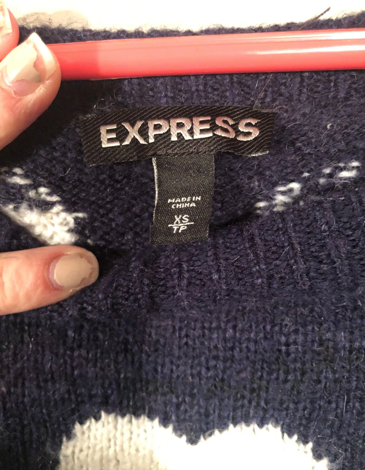 Navy Basic Sweater - Image 3