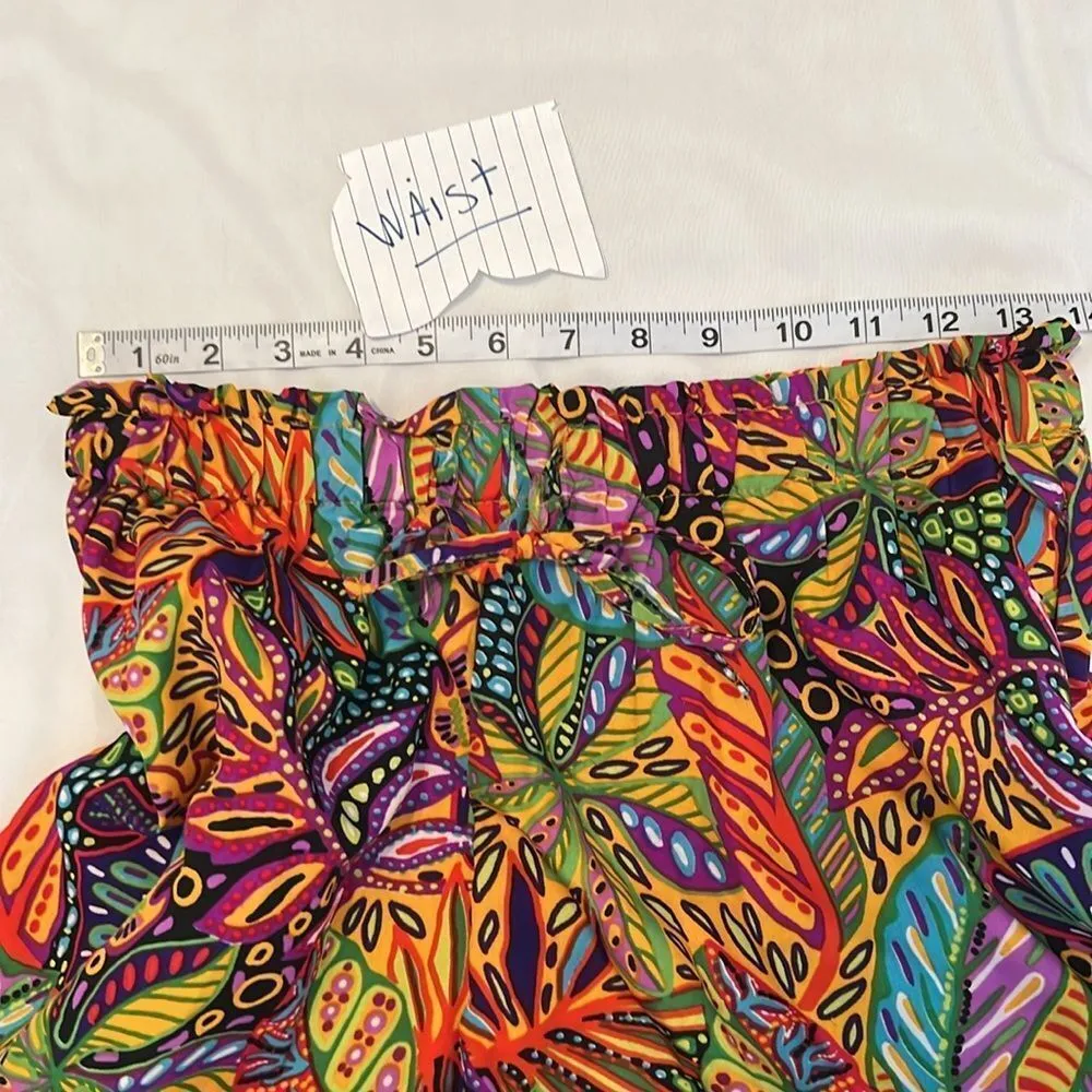 NWT Live 4 truth szS Colorful Leaf Print Two-Piece shorts with tube top set - Image 13
