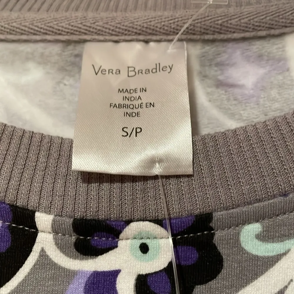 Vera Bradley Women's Floral Sweater - Purple and Gray - Image 2