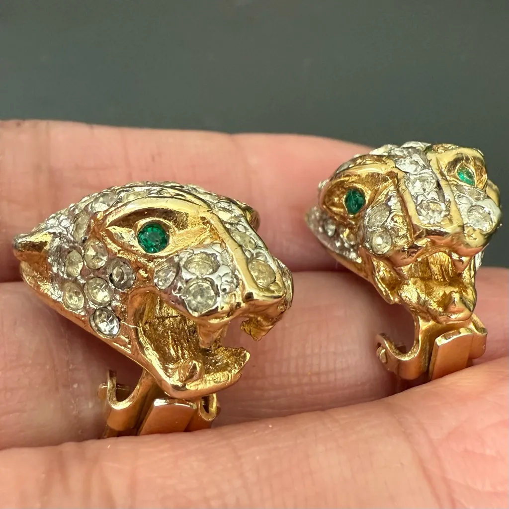 Unsigned Pave Crystal Gold - Image 9