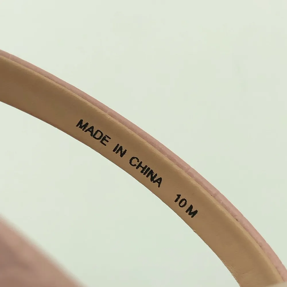 Steve Madden Pink Issy Croc Block Sandal Heel Size 10 - Image 10