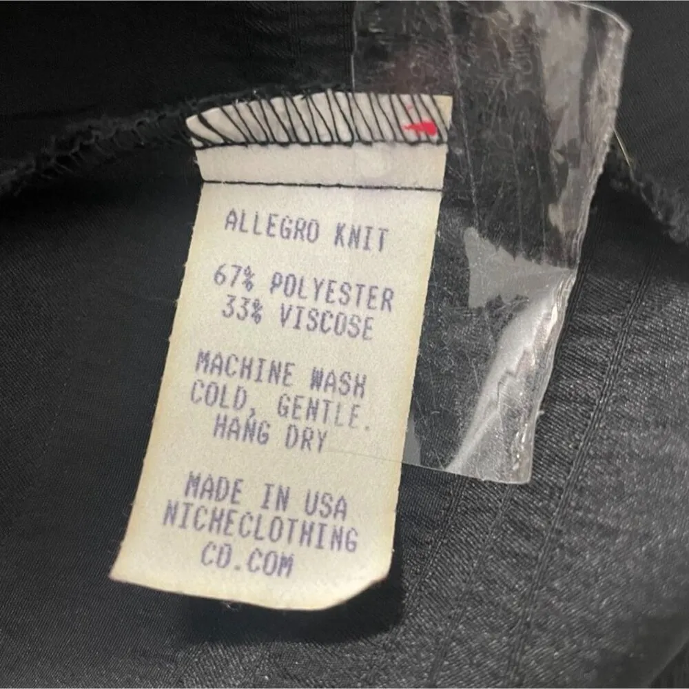 Niche Nilgun Derman Size XL Top Blouse Button Down Collared Buttons Boxy Artsy - Image 7