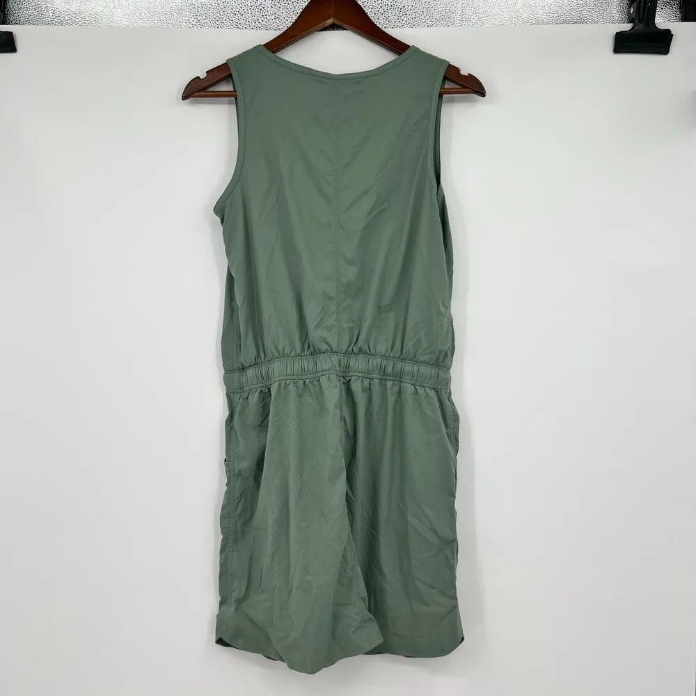 The North Face Athletic Dress Women's small Green Sleeveless Lightweight Nylon - Image 3