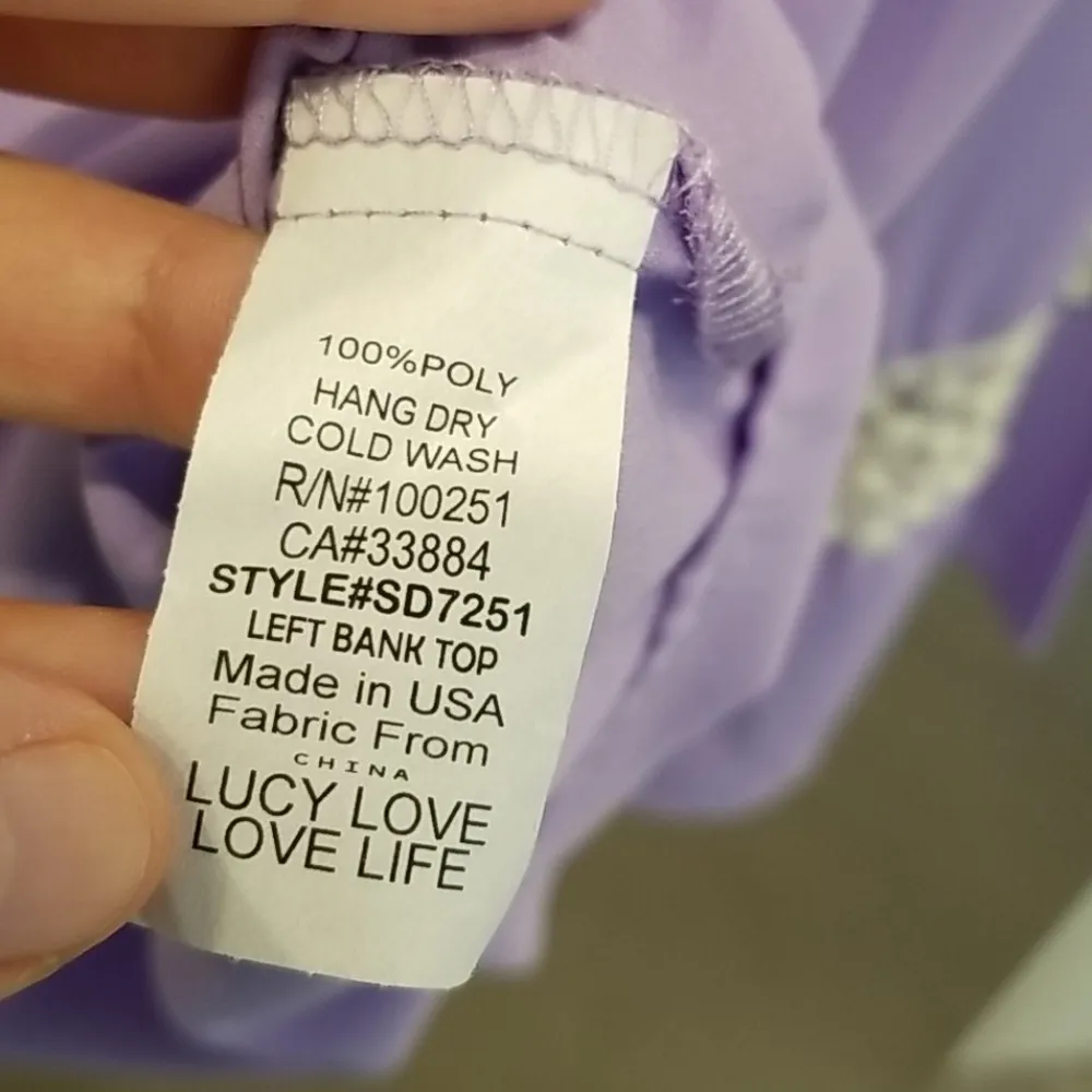 💕LUCY LOVE💕 Long Sleeve Blouse - Lavender Purple - Image 7