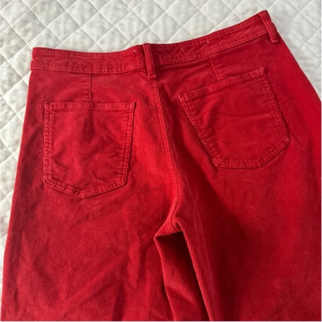 Universal Thread Bright Red Wide-Leg Pants - Image 10