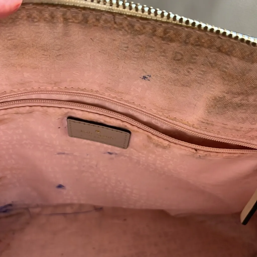 Kate Spade Cream/Pebble Wellesley Small Rachelle Satchel - Cross Body Bag - Image 4