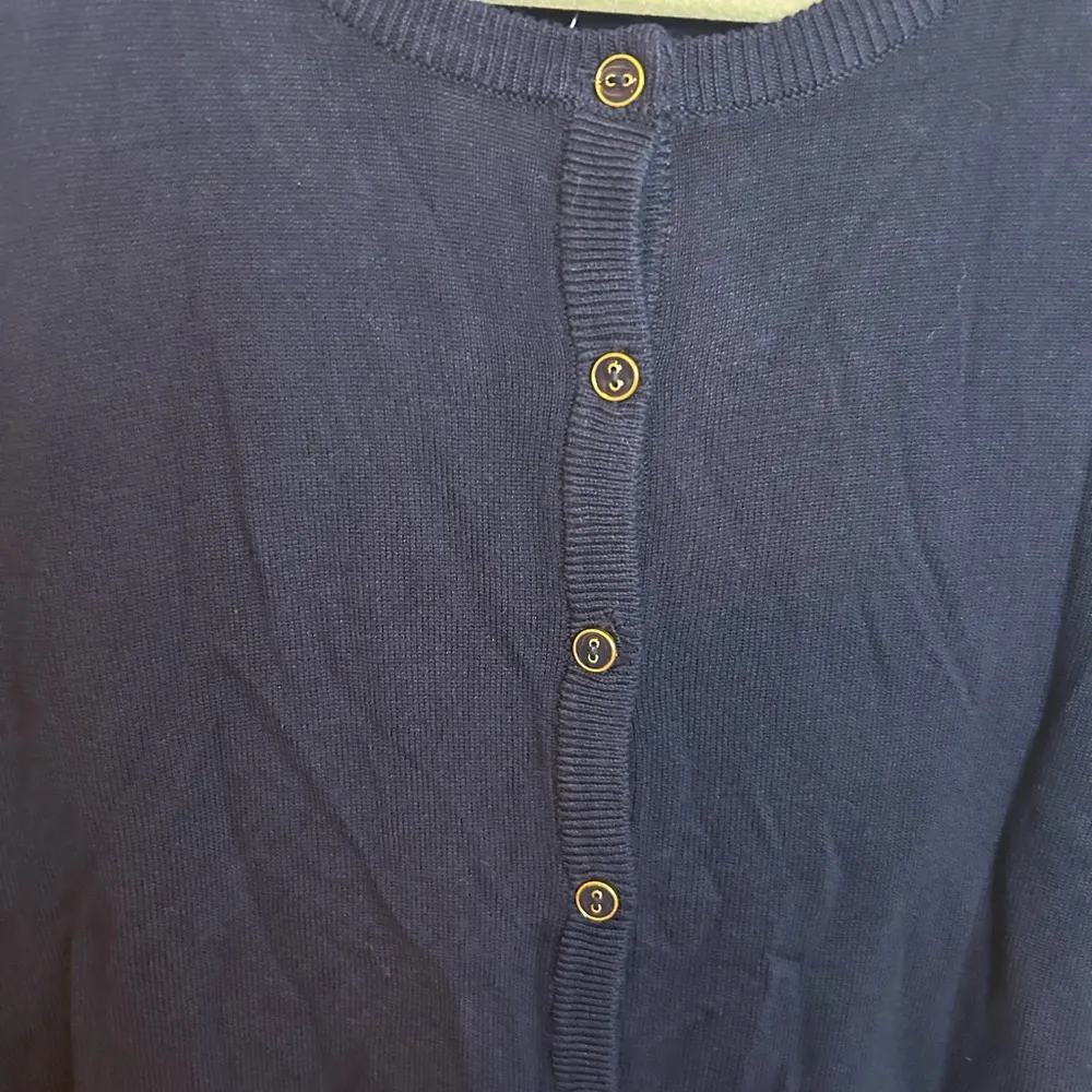 NWT By Design Navy Blue Preppy Cardigan - Image 4