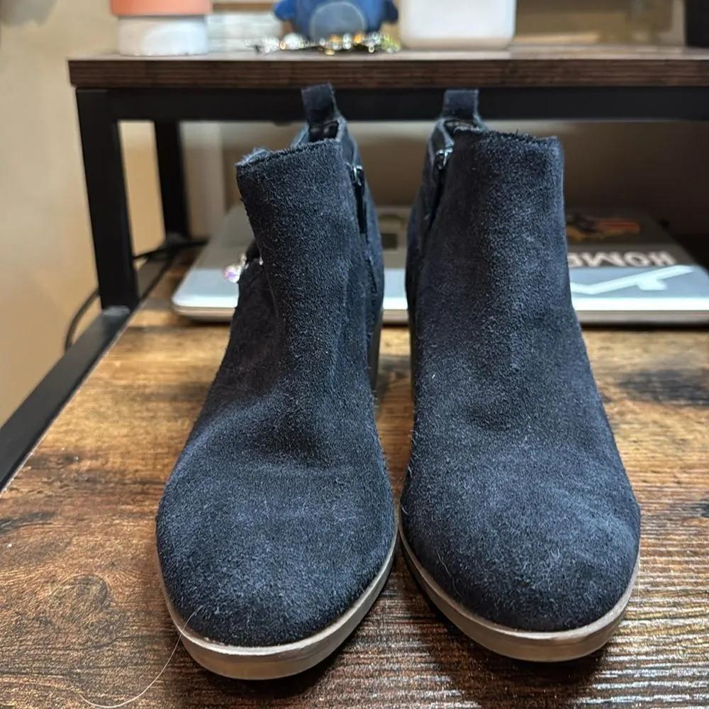 Kohls Sonoma Navy Suede booties “Sonya” size 7 - Image 4