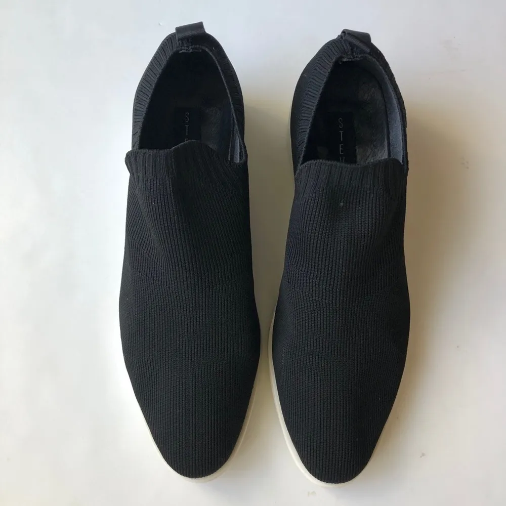 Steven‎ by Steve Madden Bell Sneaker Black Slip On - Image 7