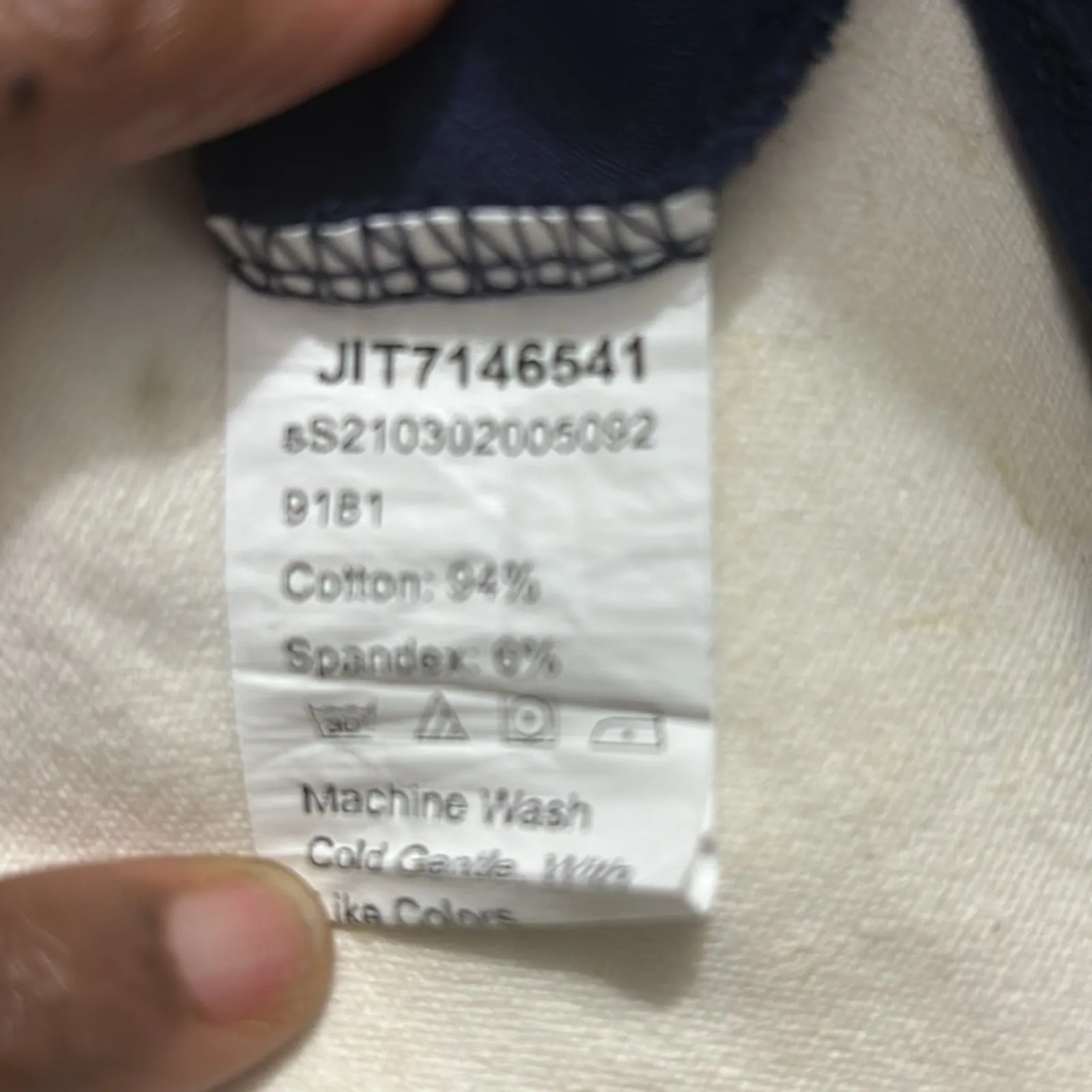 SHEIN Navy Shirred Tie Front Crop Top L Casual Boho Costal Cowgirl Festival - Image 9