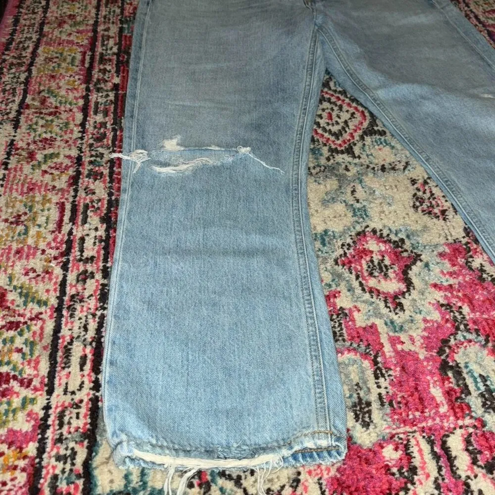 AGOLDE high rise straight leg jeans - Image 2