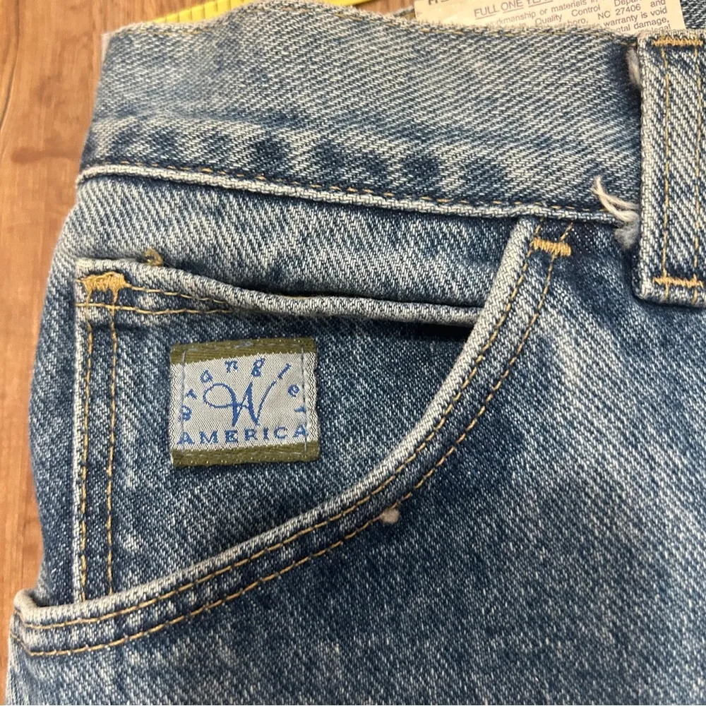 VTG NWT Wrangler Sz 12/14 Short Women's Denim Mom High Waist Jeans Made In USA - Image 3