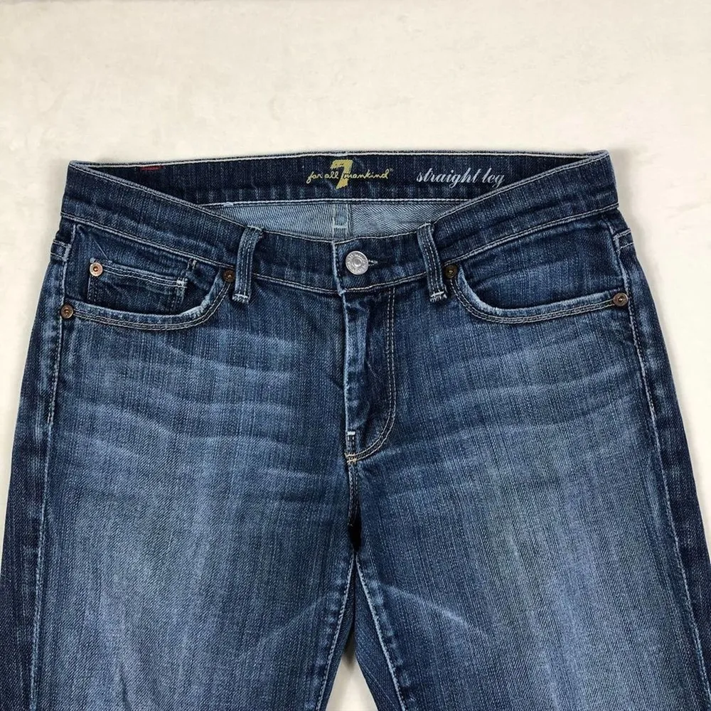 Vintage Mid-Wash 7FAM Straight Leg Jean- 27 - Image 96