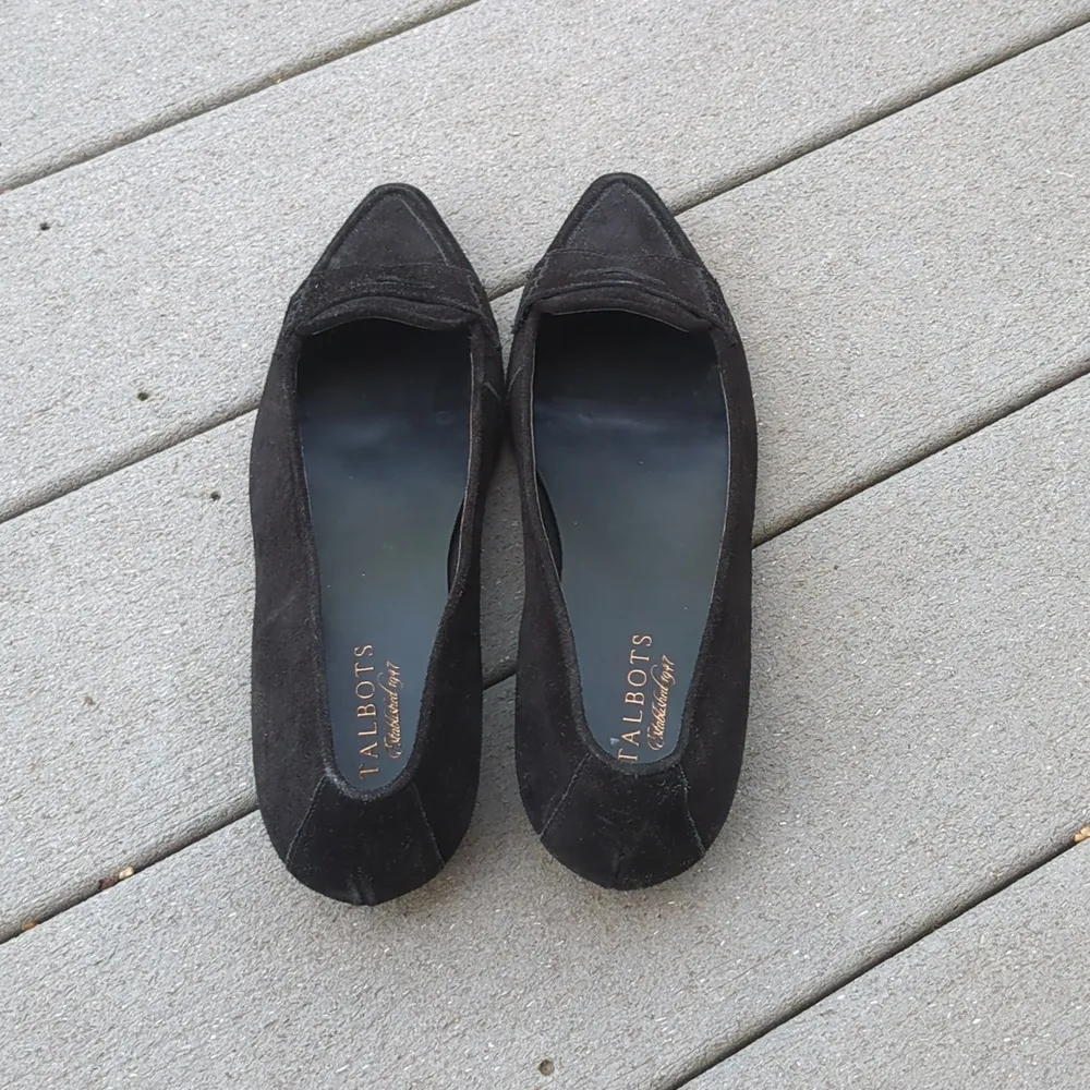 Talbots Pointed Toe Velvet Loafers | Velvet Loafers With Heel - Image 7