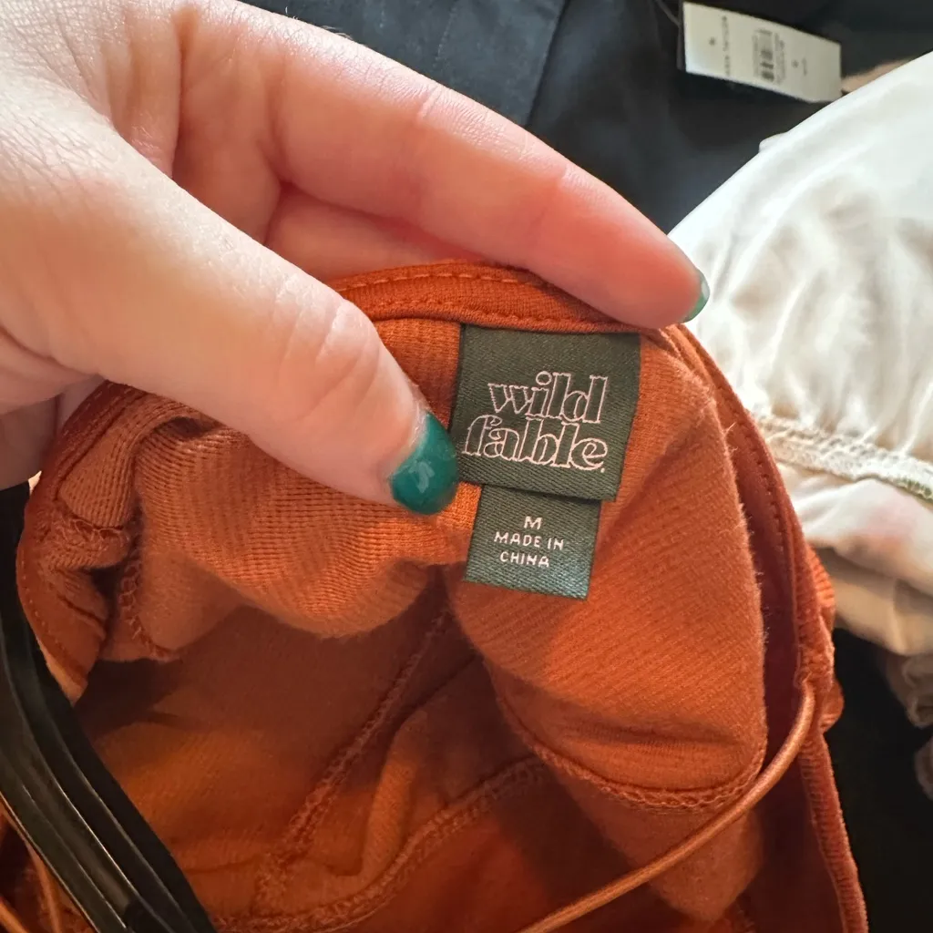 Wild Fable  Orange Mini Dress - Image 2