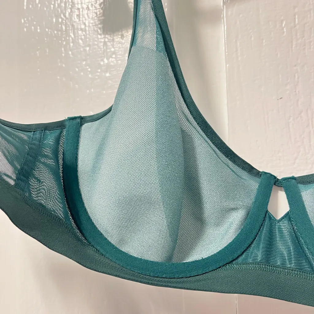 SOMA Dark Forest Green Unbelievable Lift Scoop Balconette 34D Size undefined - Image 4